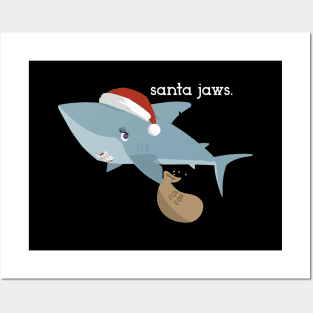 santa jaws. Posters and Art